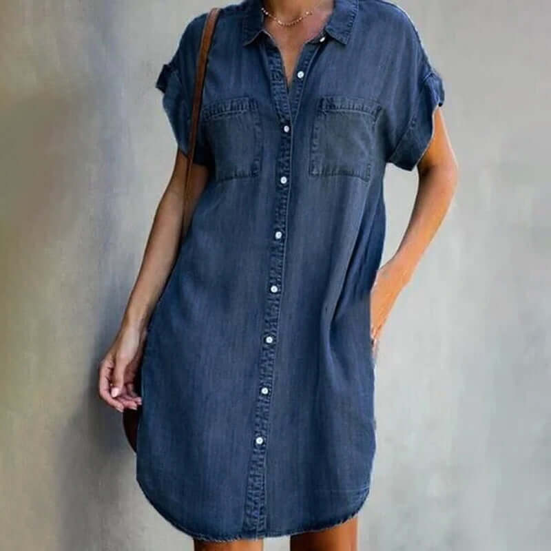 Lina | Robe en jean