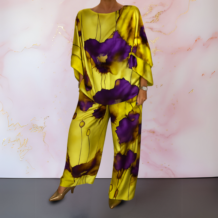 Moniek™ | Ensemble deux pièces en satin pour femme