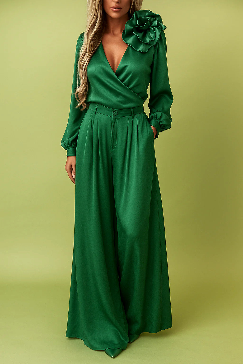 Aubriella – Ensemble Pantalon Élégantv