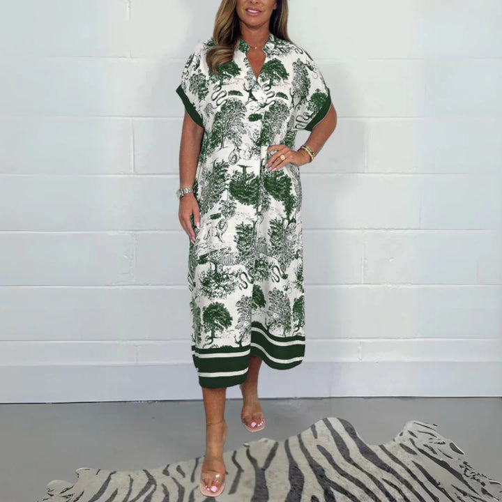 Vina - Robe imprimée