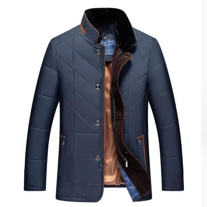 Solomon | Veste D'hiver À Col Montant Pour Hommes
