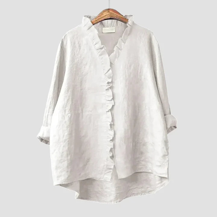 Sanela – Élégance Décontractée et Style Naturel au Quotidien Chemise