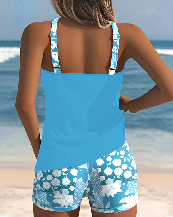 Maritta – Maillot de bain imprimé en lin