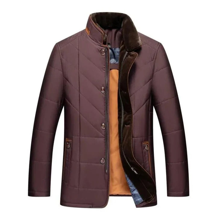 Solomon | Veste D'hiver À Col Montant Pour Hommes