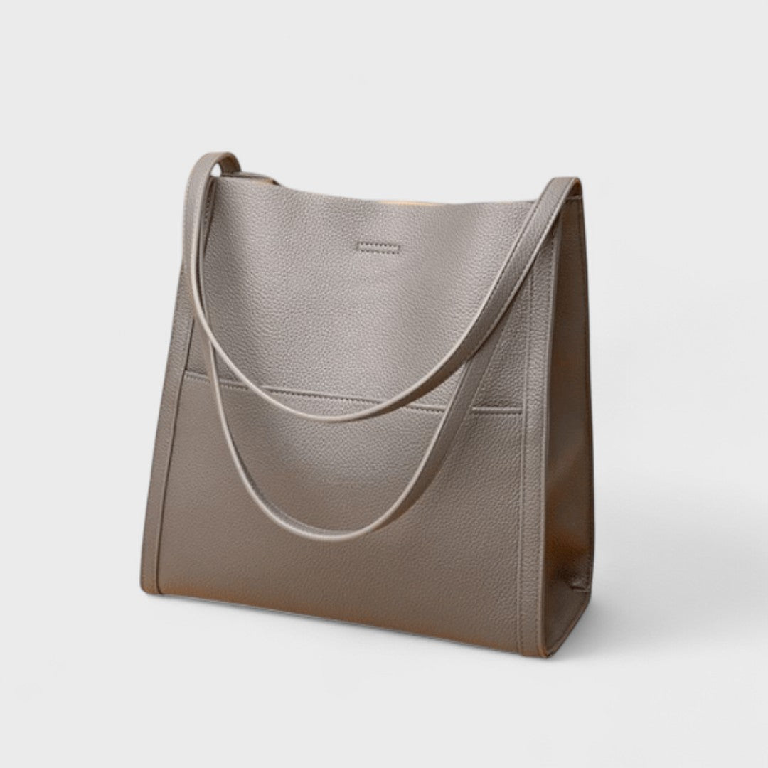Fera – Sac bandoulière en cuir véritable uni