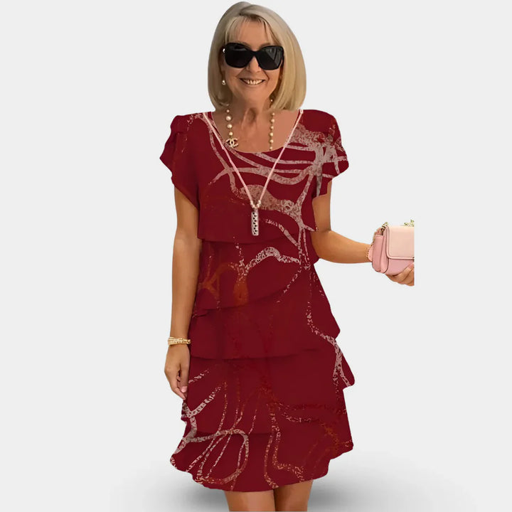 Tindra™ - Robe portefeuille à imprimé léopard