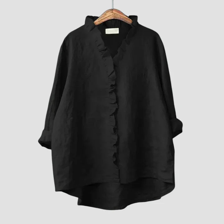 Sanela – Élégance Décontractée et Style Naturel au Quotidien Chemise