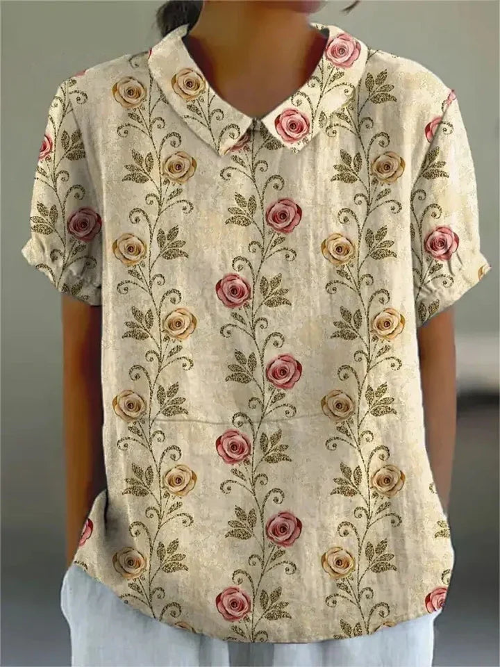 Karla™ | Blouse Florale Élégante