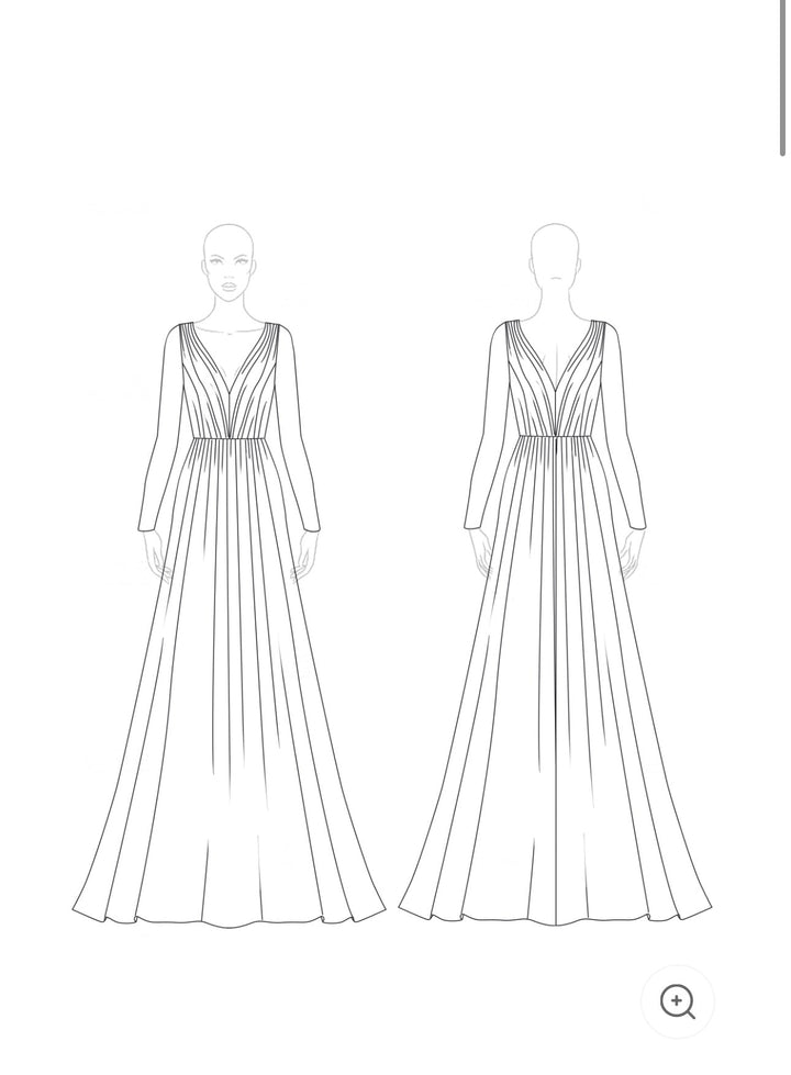 Elaris | Robe de bal vert foncé avec paillettes et manches longues