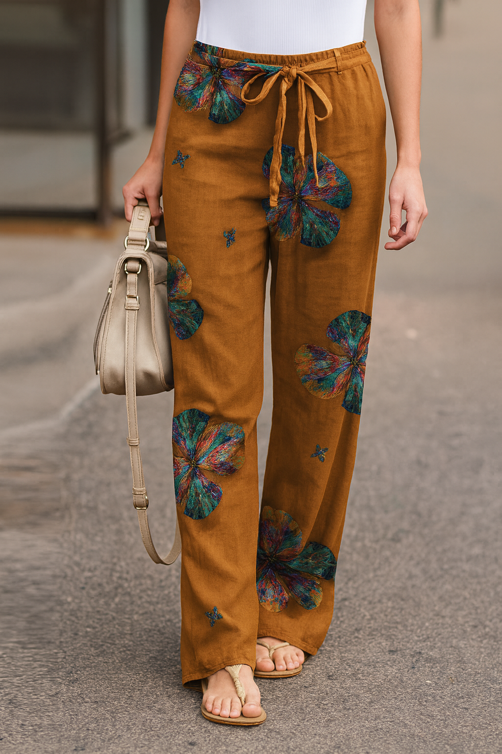 Serena – Pantalon Bohème Ample