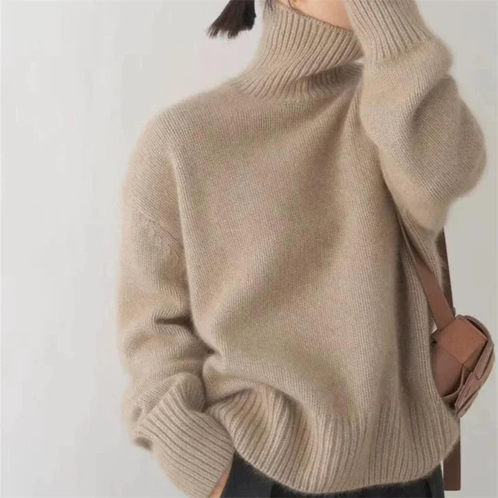Maya - Pull à col roulé doux