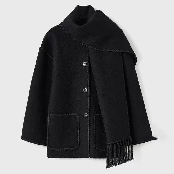 Viona™ | Veste cape en laine douillette