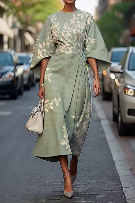 Minna – Robe Fleurie Élégante et Colorée pour Occasions Spéciales