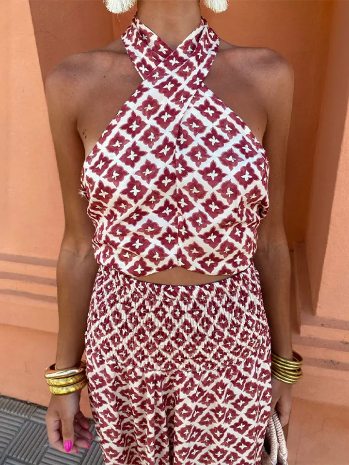 Mickay™ | Robe Midi Élégante à Épaules Dénudées