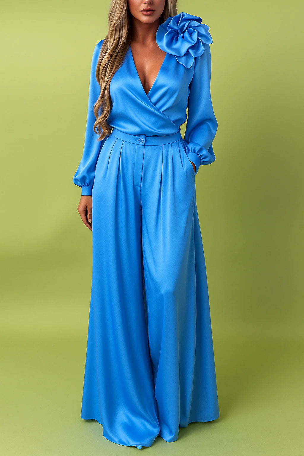 Aubriella – Ensemble Pantalon Élégantv