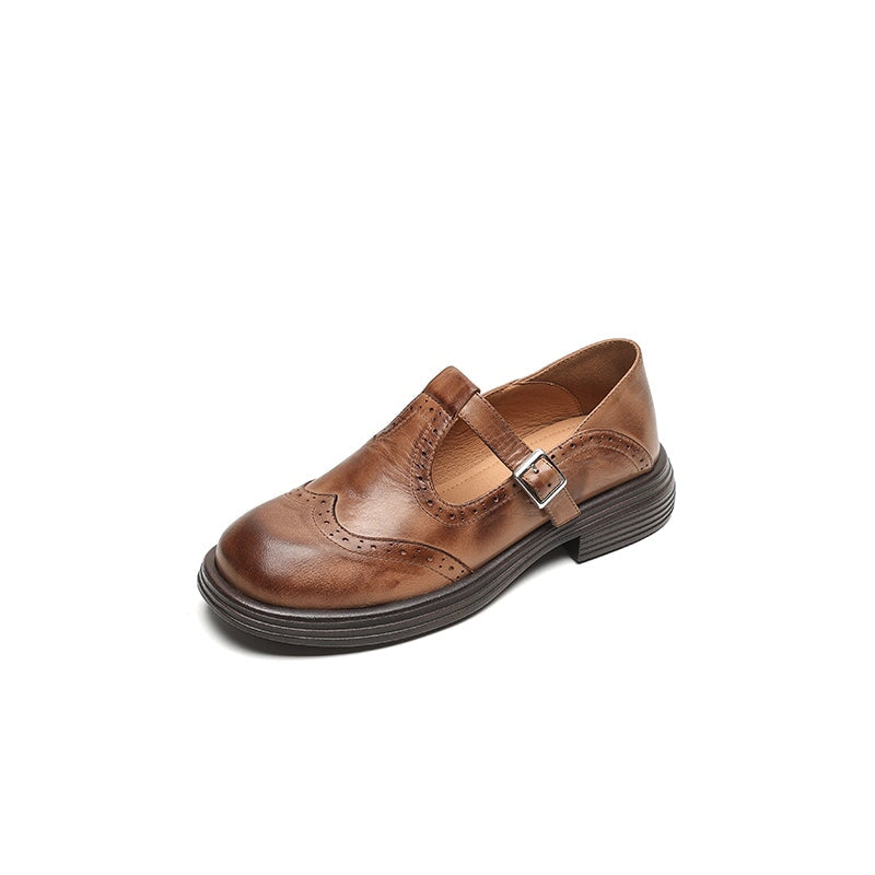 VELDA | Élégantes Mary Janes en cuir