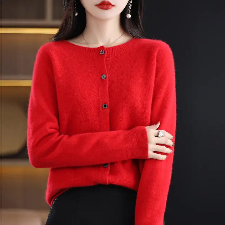 Annika - Cardigan doux, chaud et élégant