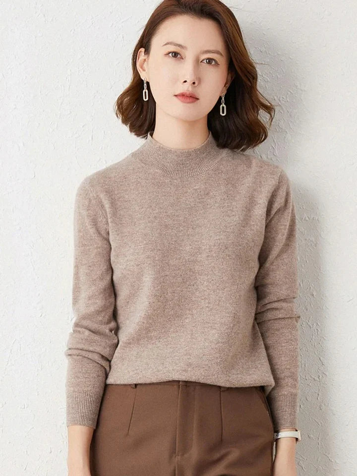 SoftLuxe | Pull à col roulé en cachemire pour femmes