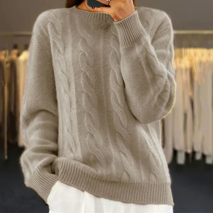 Pull tricoté confortable et chic